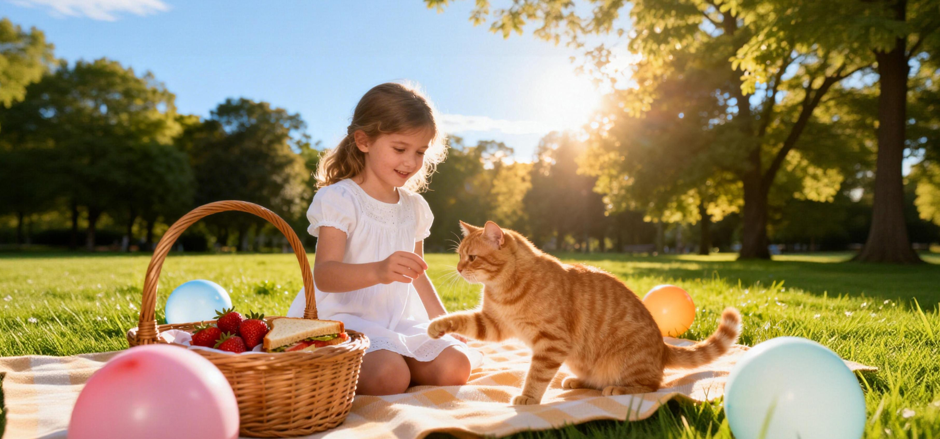 Cat greeting its owner