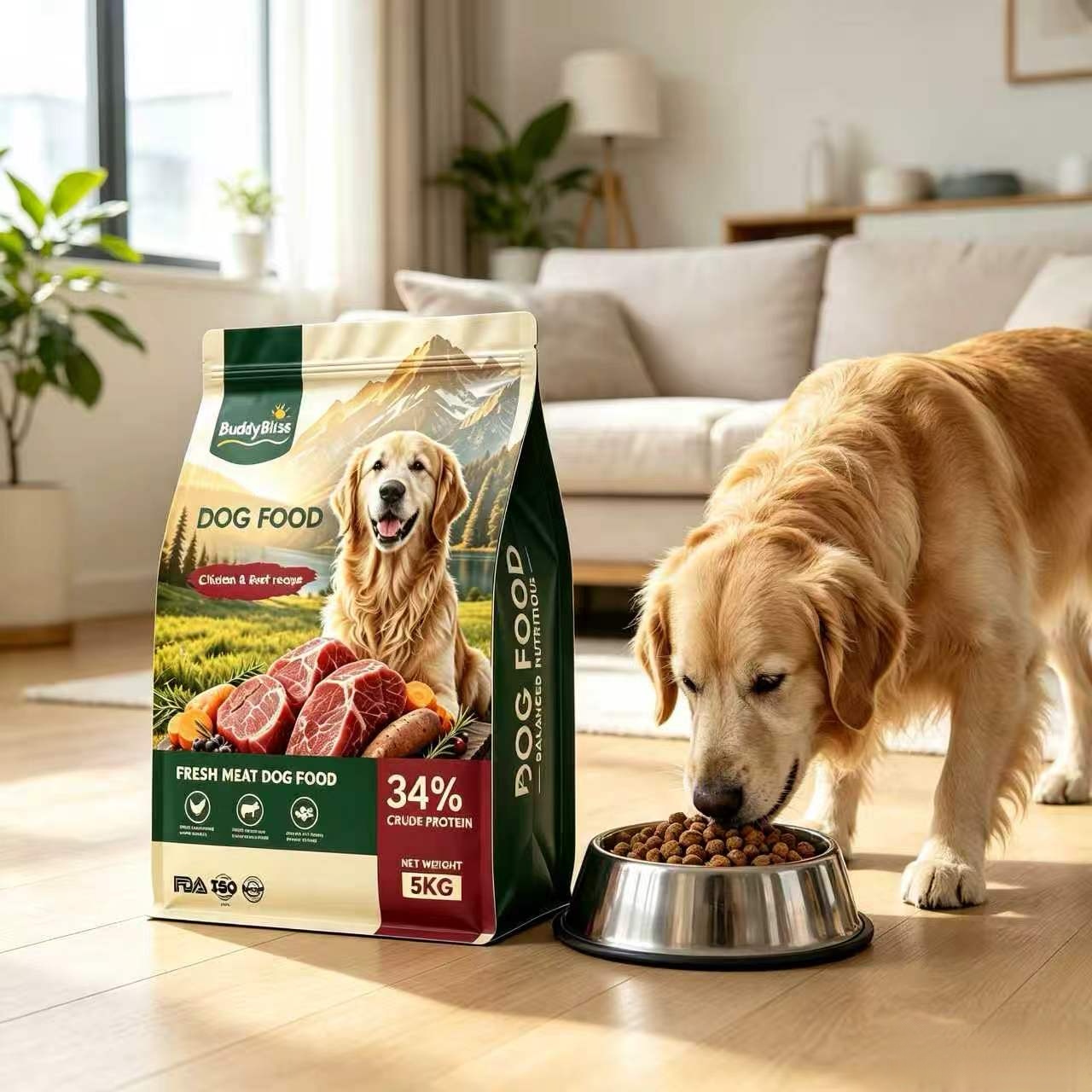High protein formula for adult dogs