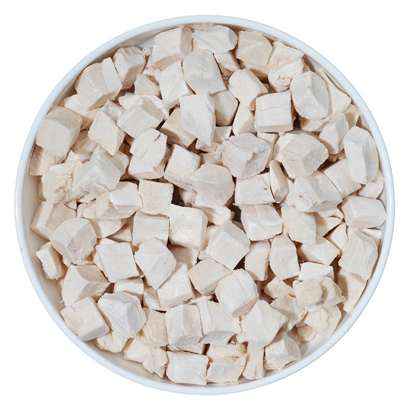 Freeze-dried chicken cubes 2
